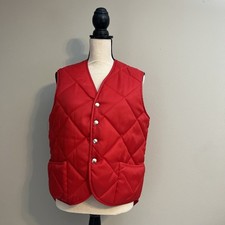 Vintage Unitog Puffer Vest Quilted Men's M Union Made in USA  READ 