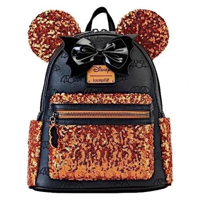 Loungefly Halloween  Minnie Mouse Sequin Exclusive Mini Backpack NWT