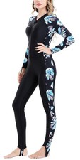 Diving Skin Suit for Women Men, Full Body Scuba Dive Swimming Thin Swimsuit, One