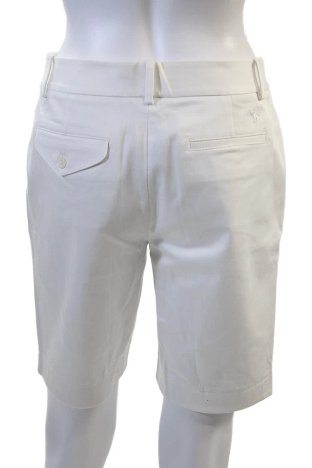 Ralph Lauren Golf Unisex Bermudas Chino Pantalones Cortos Blanco Algodón Elástico Talla 2 Foto 3 de 4