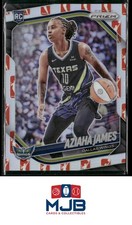 2025 Panini Prizm WNBA Aziaha James WNBA Logo Prizms Rookie #83 Dallas Wings