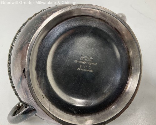 Vintage Apollo Silverplated Sugar & Creamer Bowls - Foto 4 di 4