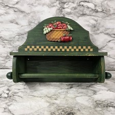 Vintage Country Rustic Red Apple Basket Gingh...