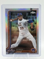 2025 Topps Chrome Update Edwin Diaz All-Star Game Mets Refractor