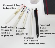 MUJI Multicolor 6 or 5 or 3 or 2 color Ballpoint Pen Mechanical Pencil/Choose 1