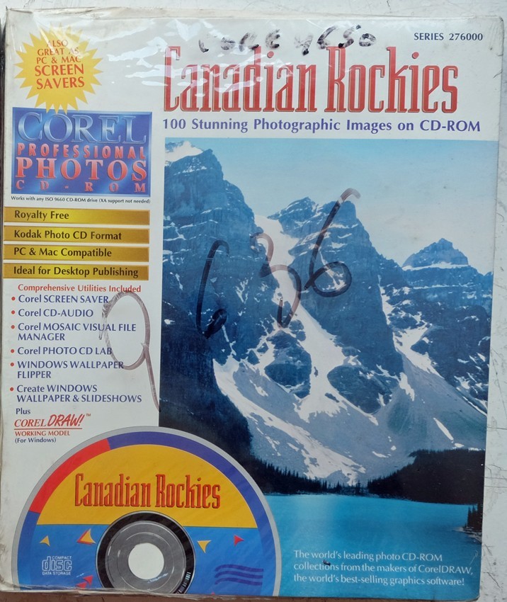 CD photos Corel Rocheuses canadiennes images montagnes haute résolution