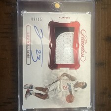 2019-20 Panini Flawless - Horizontal Patch Autographs Louis Williams Ruby /15 