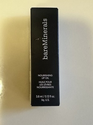 bareMinerals Nourishing Lip Oil In Shade: Flaunt- Full Size New in Box
