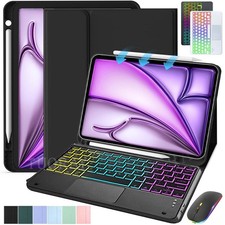 Beleuchtete Touchpad Tastatur Hülle Mit Stif...