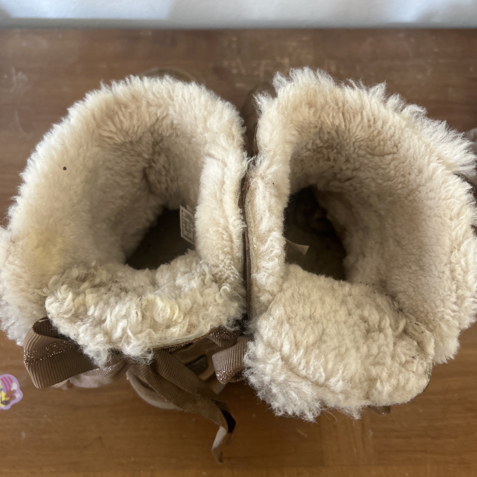 UGG Mini Customizable Bailey Chestnut Suede Bow W… - image 7