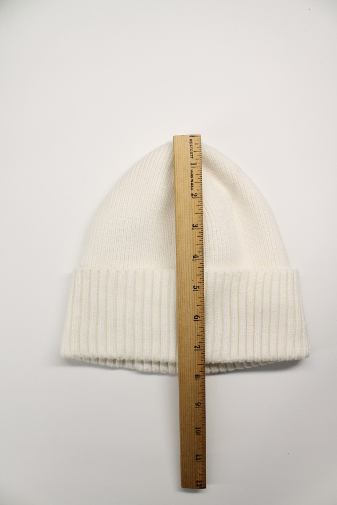 Basic white rib knit cuff recycled polyester wint… - image 8