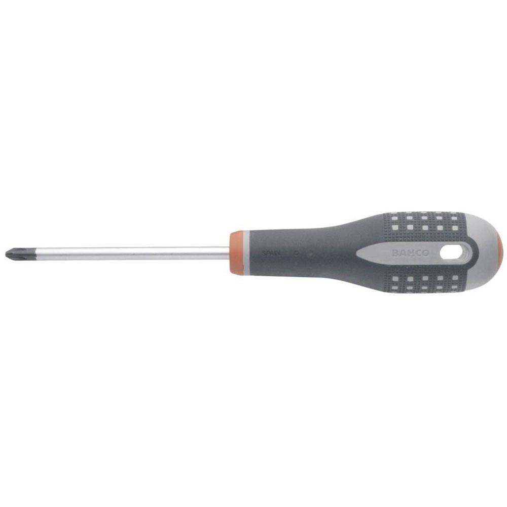 Bahco Ergo PH2 Phillips Screwdriver 27/222mm Multi-Colour 3-Component Handle - Image 2