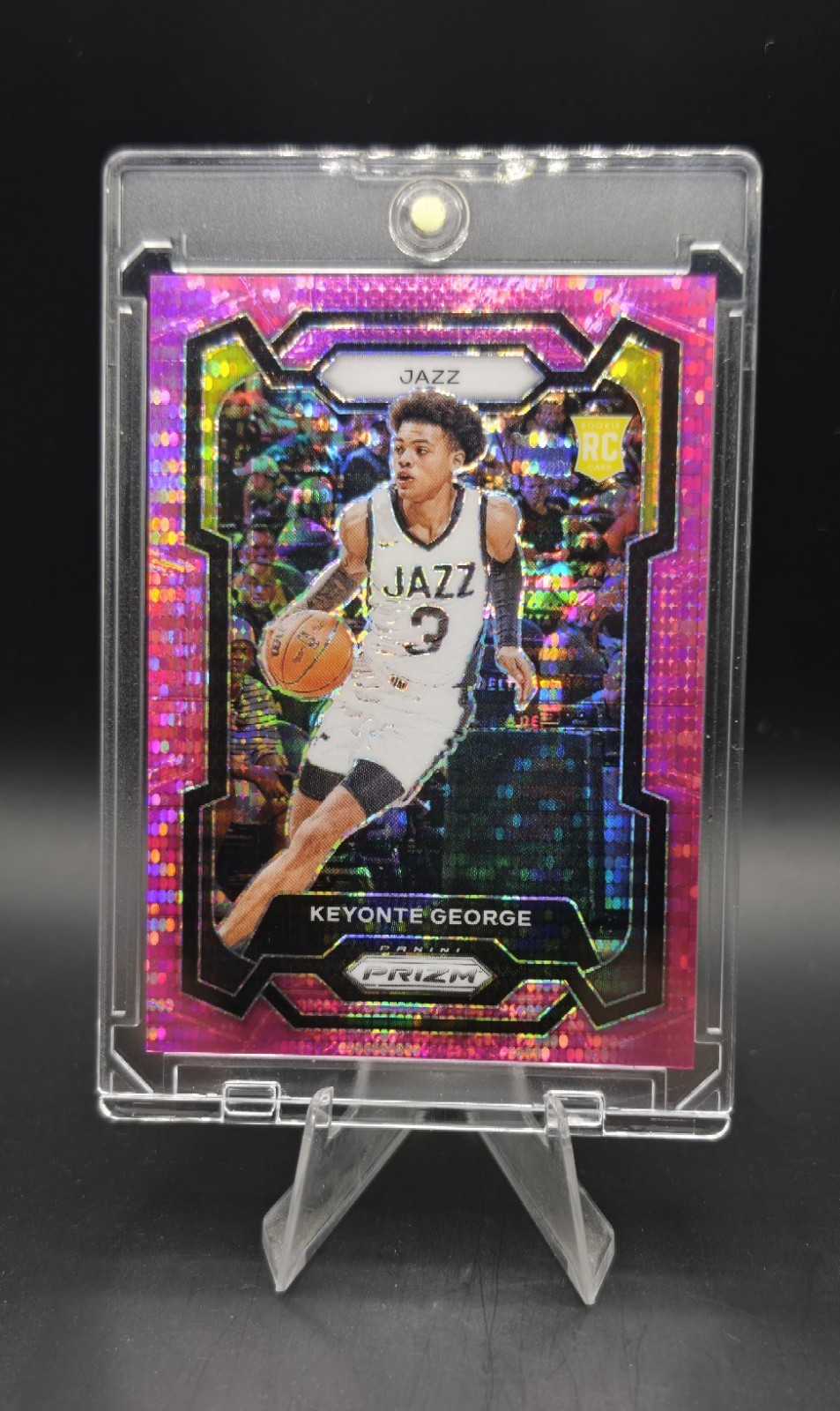 💎💎2023-24 Panini Prizm - Keyonte George #127 Pink Pulsar Prizm /42 (RC)🔥🔥