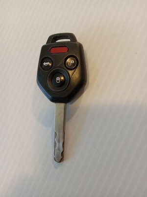 Fits Subaru , Button Key Fob Black Pod  USED Unknown Model, As Is