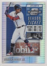 2019 Panini Chronicles Contenders Optic Hyper Prizm 46/299 Ronald Acuna Jr 00d2