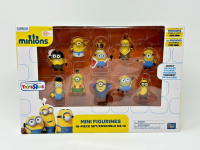 MINIONS 10-Piece Mini Figurines Toys-R-Us Exclusive with King, Vampire, Pirate