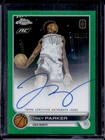 2022-23 Topps Chrome OTE Trey Parker Auto Autograph Green Refractor #/75
