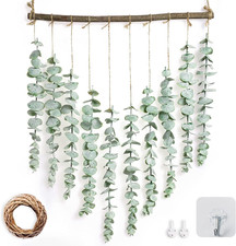 Artificial Eucalyptus Wall Hanging Decor - Fake Eucalyptus Leaves Greenery Vines