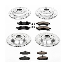Power Stop K1518 Front/rear Z23 Evolution 1-click Brake Kit For 88-95 Corvette