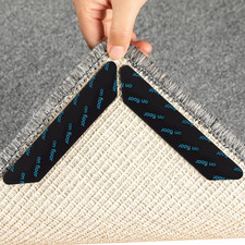 12-Pack Gripper for Rug for Hardwood Floors and Tiles: Double-Sided Reusable Rug