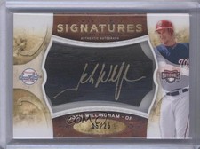 2009 Sweet Spot Signatures Black Bat Gold Ink 5/25 Josh Willingham Auto 0o9