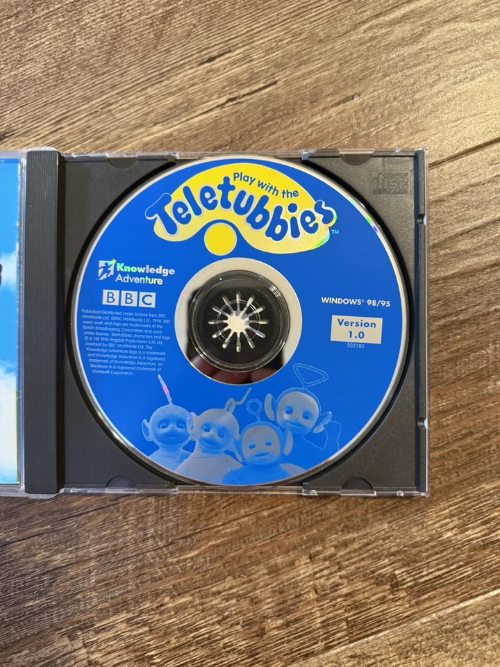 Knowledge Adventure PLAY WITH THE TELETUBBIES (CD-ROM, 1998) BBC - Image 3 of 4