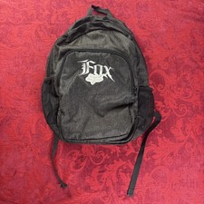 Mochila Fox Racing Motocross Tech de colección gris negra Y2K