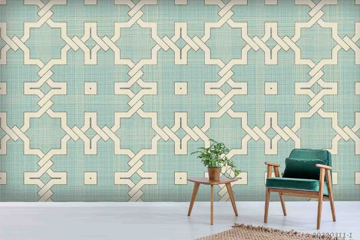 3D Geometric Decorative Pattern Wall Murals Wallpaper Murals Wall Sticker