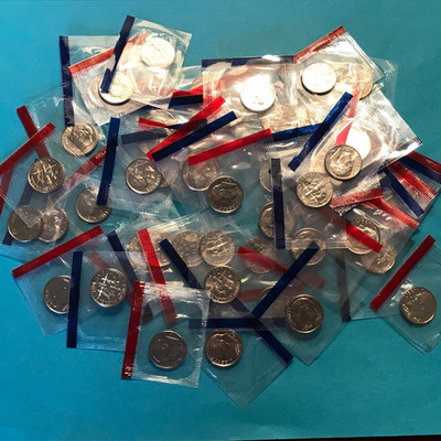 1999 P&D Roosevelt Dimes 25-''P''&25-''D''  Mint Cello Unc   50 Coins   FREE SHIP