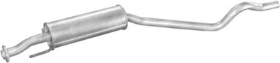 Mittelschalldämpfer POLMO 17.81 für OPEL ASTRA CC T92 F08 M08 F68 M68 F19 M19