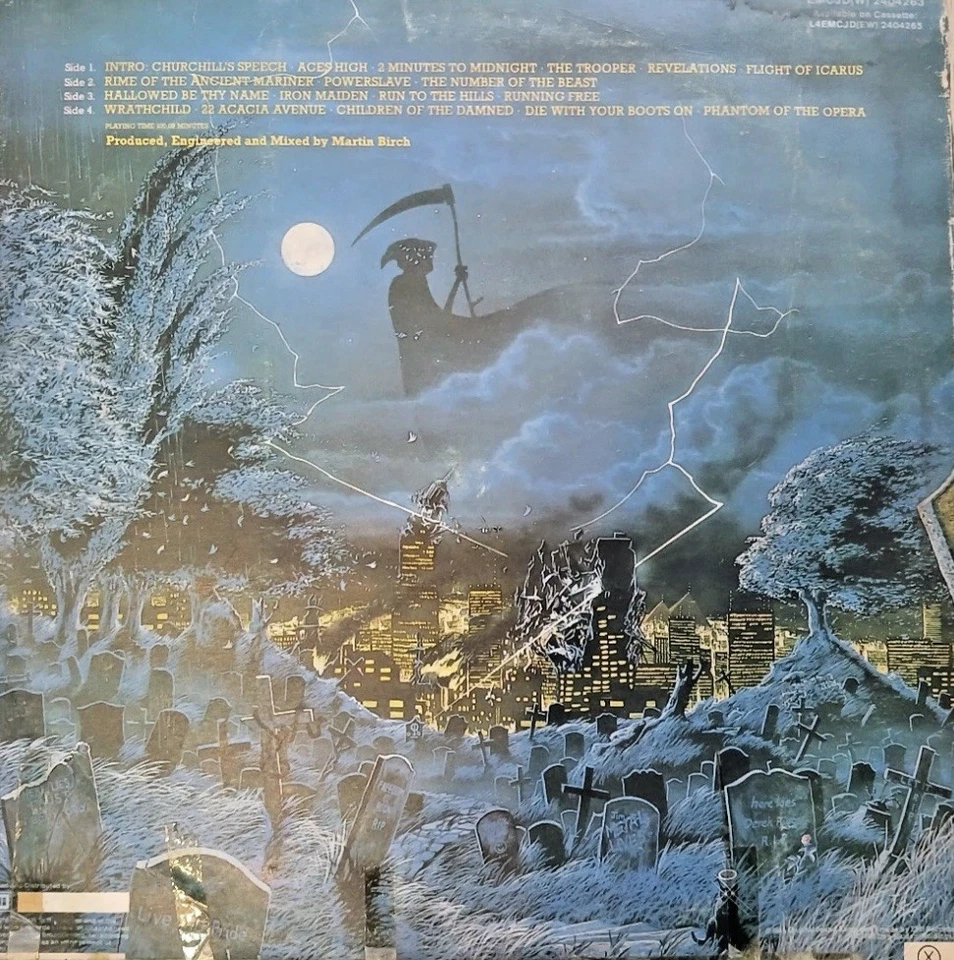 Rare Zimbabwe Iron Maiden Live After Death. One Chance To Add To Your Collection - Image 2 of 4