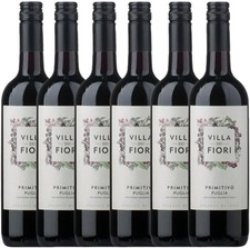 Villa Dei Fiori Primitivo Italian Red Wine 6 x 75cl