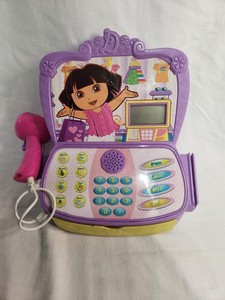 2012 Mattel Dora The Explorer Shopping Adventure Talking Cash Register - Works!