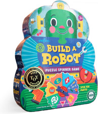 Build a Robot Spinner Game, Combines Simple Numbers with Fun, 3 Years and Up.