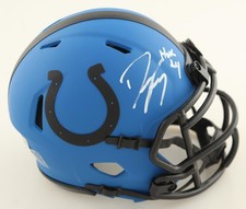 Dwight Freeney Signed Indianapolis Colts Rave Mini Helmet (Beckett) 7xPro Bowl