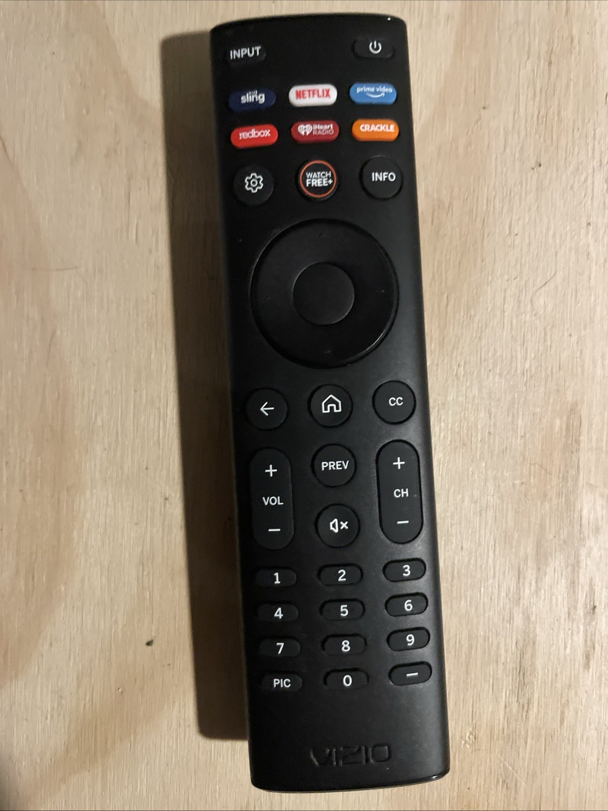 VIZIO TV REMOTE CONTROL XRT140 XRT-140 USED GENUINE ORIGINAL REPLACEMENT