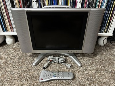 Sharp Aquos LC-13B6U-S 13” LCD Color TV Television w/ Remote Japan