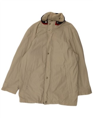 Klepper Herren Windbreaker Mantel mit Kapuze UK 42 XL Beige DR07