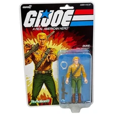 Super 7 Reaction GI Joe Duke 3.75" Action Figure O-Ring 2024 Hasbro New Sealed