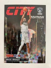 2023-24 NBA Hoops City Ed MIKAL BRIDGES #ed /99! Brooklyn Nets