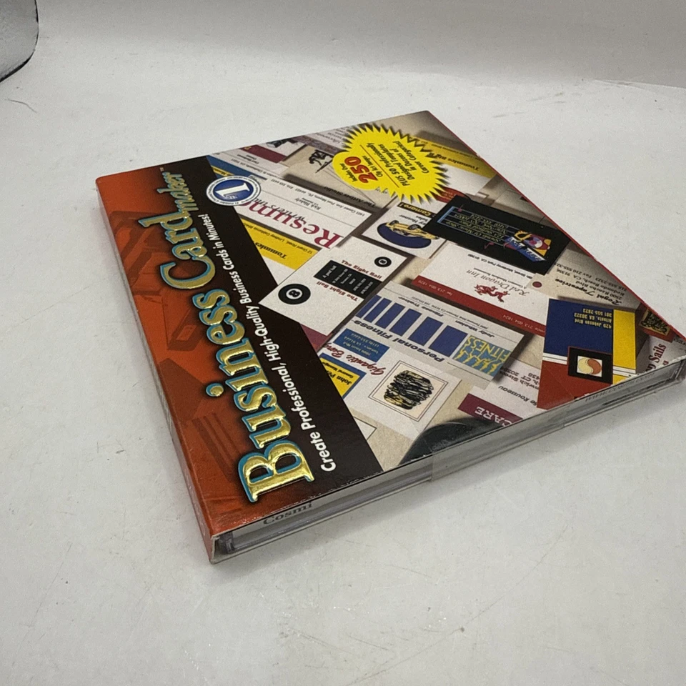 Vintage 2005 New Sealed Professional Business Card Maker Software Windows PC - Image 3 of 4