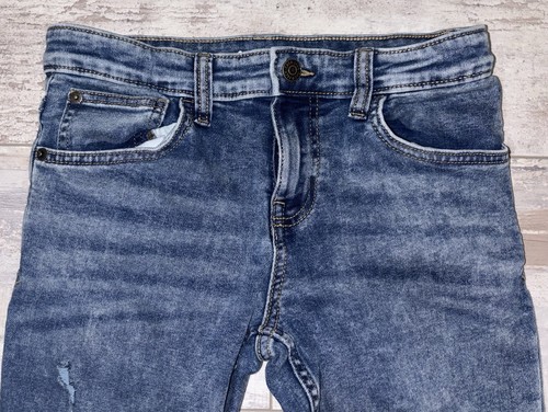 Cat & Jack Super Stretch Slim Distressed Jeans size 14 w/Adjustable Waist B - Picture 4 of 8
