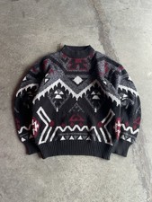Vintage Barnaby Abstract Grandpa Sweater Men's Large Crewneck Wearable Art