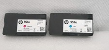 Genuine HP 951XL Color Ink Cartridges - Cyan Magenta EXP 10/19 11/18 Open Box