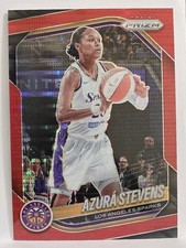 2025 Panini Prizm WNBA #64 Azura Stevens Red Pulsar Prizms #/299