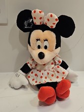 VTG 1981 Disney Applause Minnie Mouse Plush Polka Dot Stuffed Animal