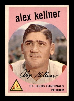 1959 Topps #101 Alex Kellner   EX/EX+ X3571840