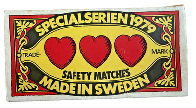 Streichholzschachteln Three Stars - Schweden Edition 1979 -