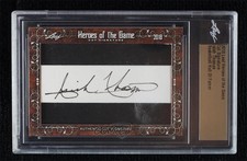 2018 Leaf Heroes of the Game Cut Signatures Isiah Thomas Auto HOF gp1