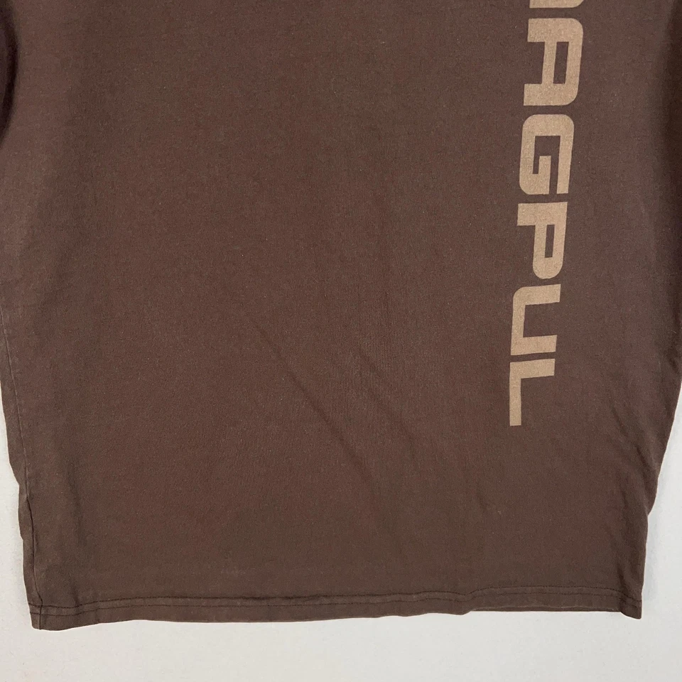 Magpul Shirt Mens XL Brown Vertical Logo Short Sleeve Graphic T-Shirt Tee Cotton - Image 4 of 4